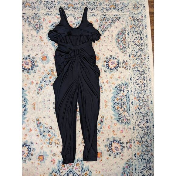 Diane von Furstenberg 2000's Black Belem Jumpsuit -‎ 4 - Picture 2 of 7